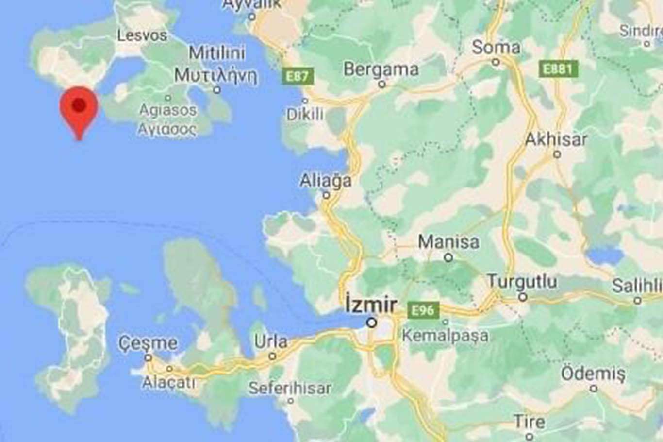 A series of aftershocks jolts western Turkey minutes after a magnitude 5.1 earthquake